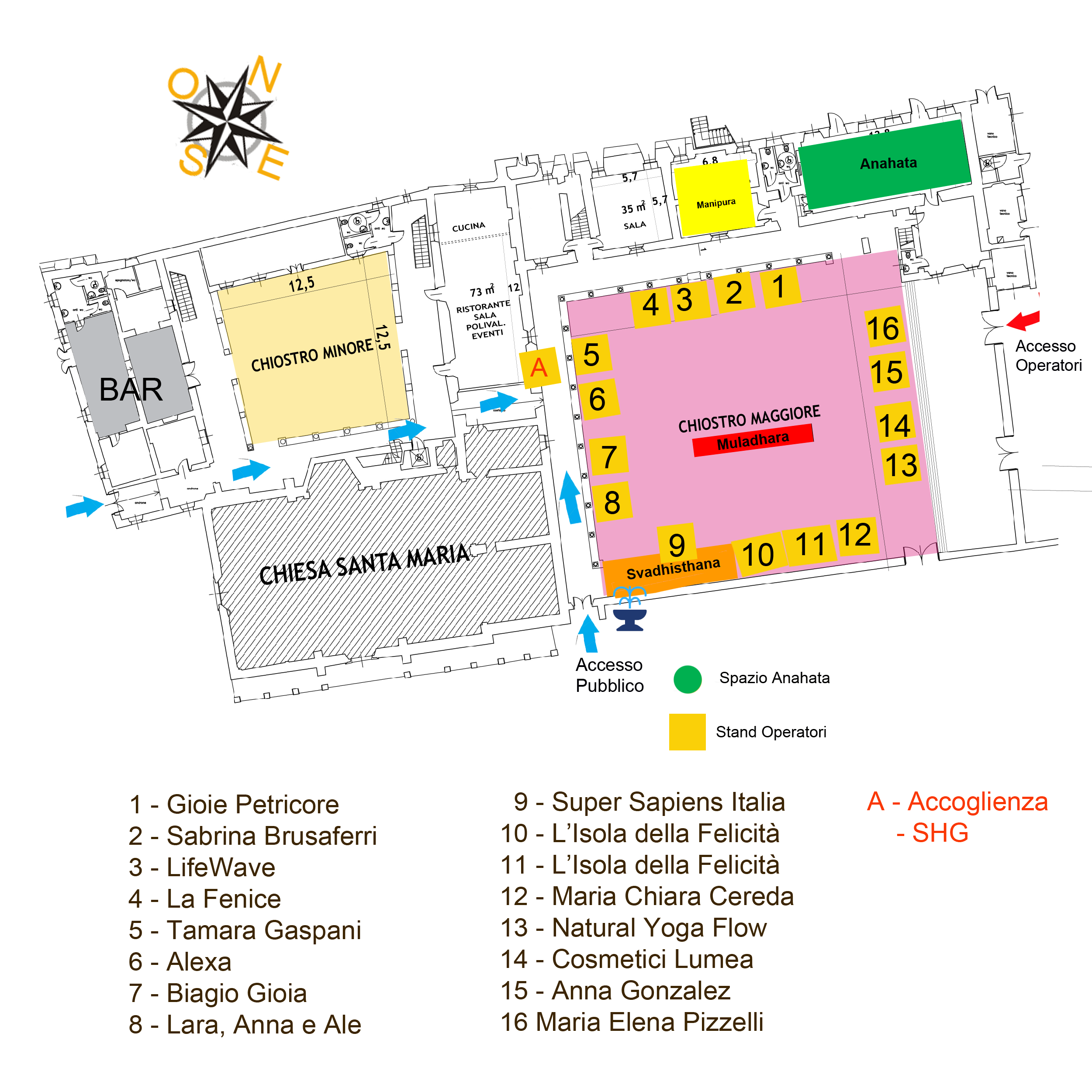 Mappa Stand Olistica Festival